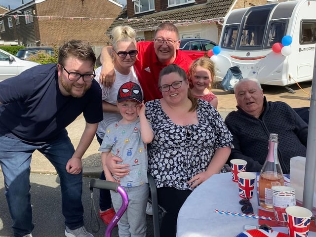 More celebrations of King Charles III's coronation at Barnard Close on Sunday, May 7, 2023.