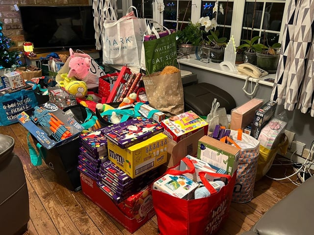 Gifts donated to the Mother Christmas appeal 2023
