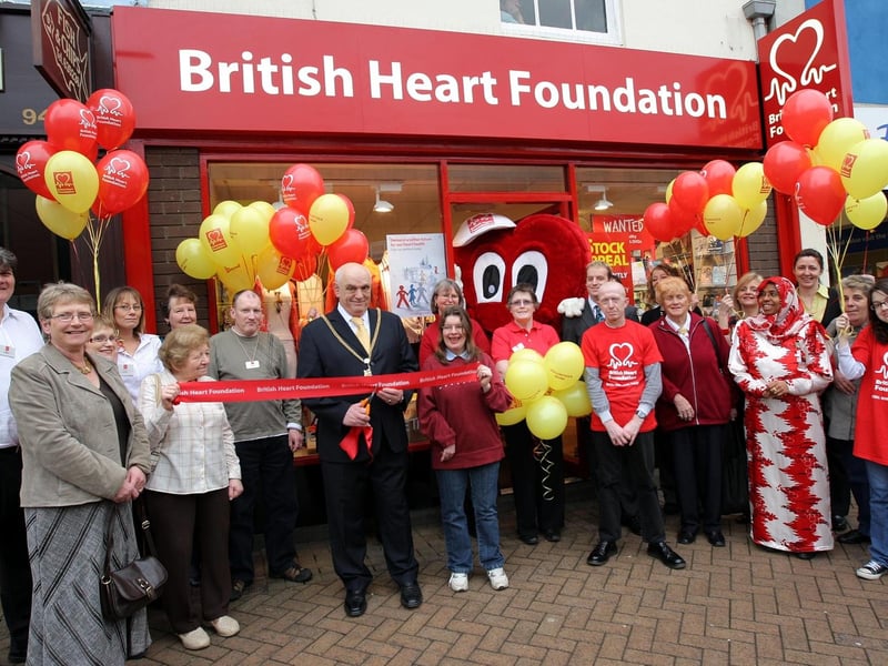2009 - British heart foundation relaunching on Abington Street by the Mayor Brian Markham