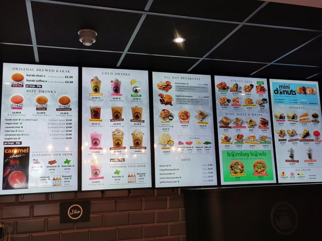 Inside the new Indian street food diner in Wellingborough Road