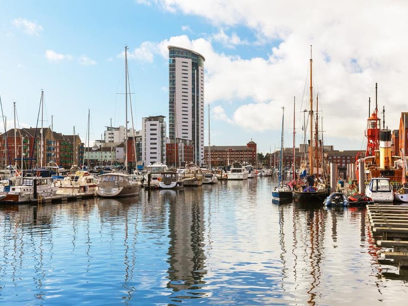 The Welsh city of Swansea came out at the top of the PM2.5 scale per 10,000 of the population.
