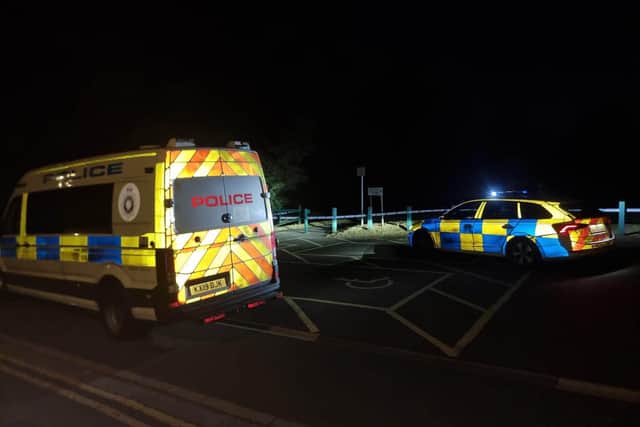 Northants Police have sealed off Dallington Park