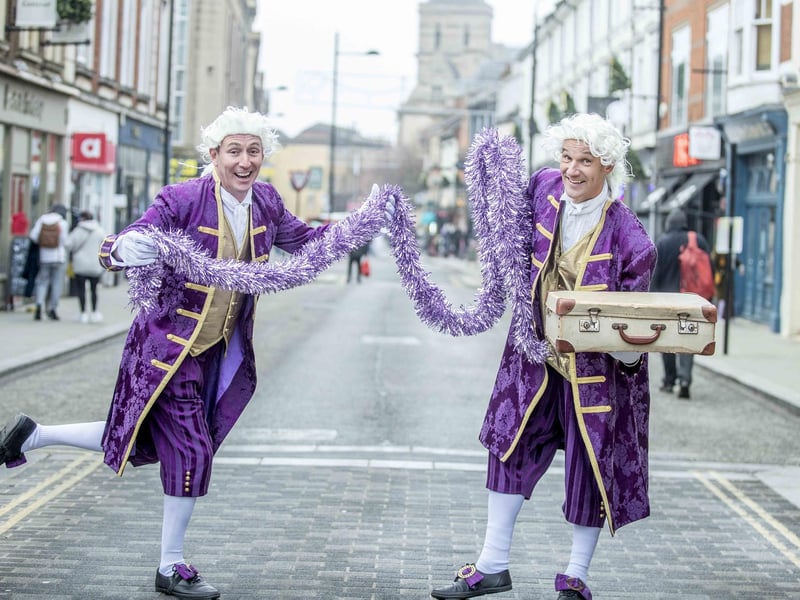 St Giles’ Street was closed to traffic to allow shoppers to walk freely down the road, which created a welcoming, community feel.