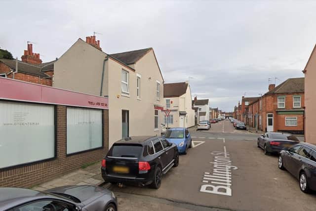 The incident happened in Billington Street, Abington.