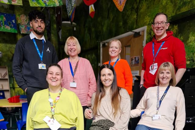 Stimpson Avenue Academy staff will be taking on the Fire and Glass Walk next month.