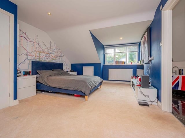 The detached family home is in a "sought after" location.