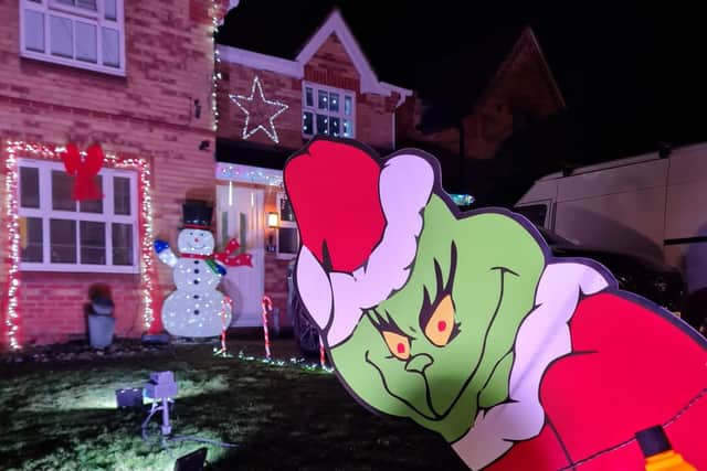 All the houses in Larch Drive are anticipated to be fully decorated by December 4 and if all goes to plan, they will do a simultaneous switch on that evening.