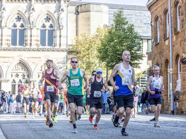 Hundreds of runners took part in the half marathon on Sunday September 15, 2024.