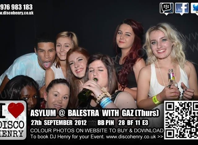 Nostalgic pictures from a 2012 night out at Balestra