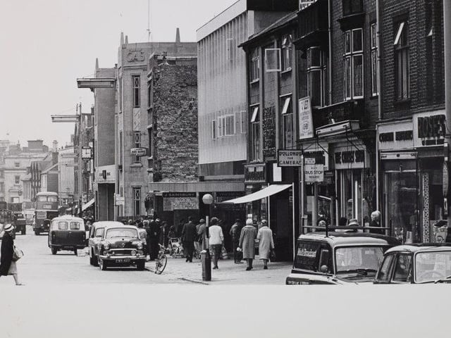 Sainsbury's in the Drapery circa mid-1960s