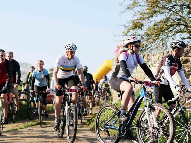 2014 - Cycle for Cynthia event at Lamport Hall to raise money for Cynthia Spencer Hospice.