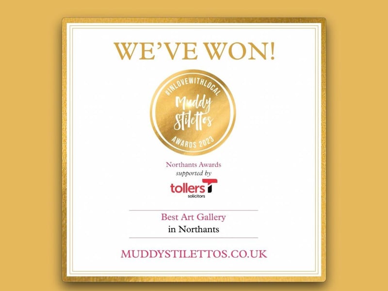 The Heseltine Gallery in Middleton Cheney took home art gallery of the year.