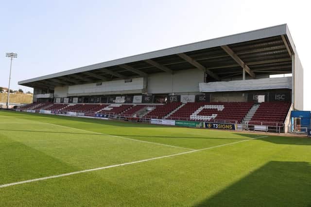 This is how the East Stand looked in August