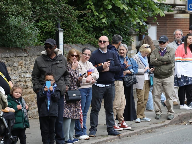 Kettering town centre: crowds line town centre to welcome The Royal Anglian Regiment for Armed Forces Day parade /National World