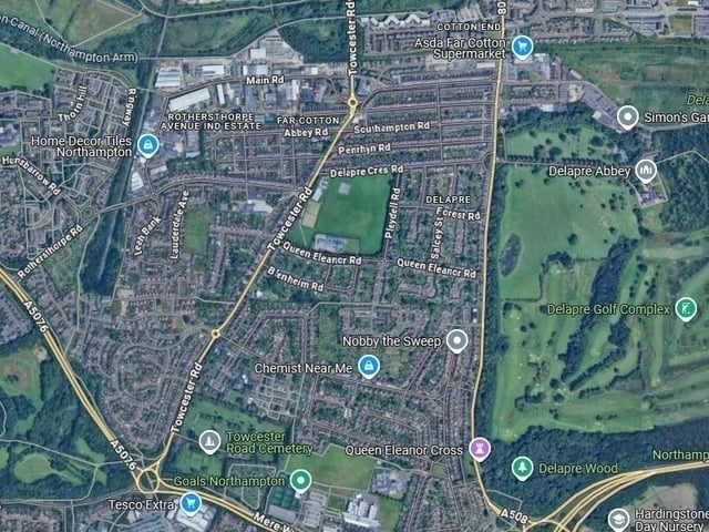In at number four is Delapre and South Northampton with 40 reports of anti-social behaviour in December 2025.