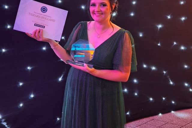 Tamara Holland winner of Freelancer of the Year 2025