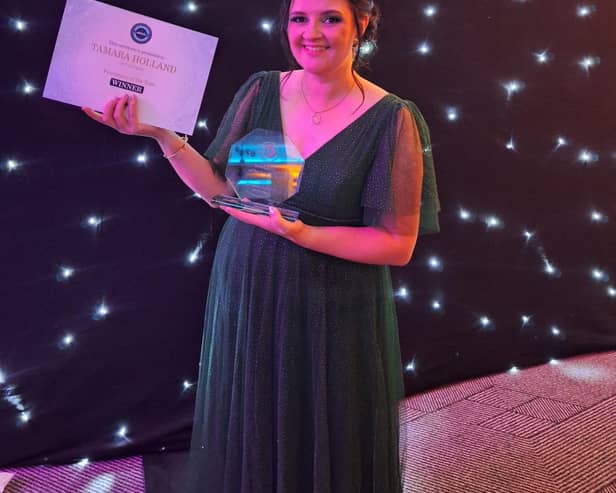 Tamara Holland winner of Freelancer of the Year 2025