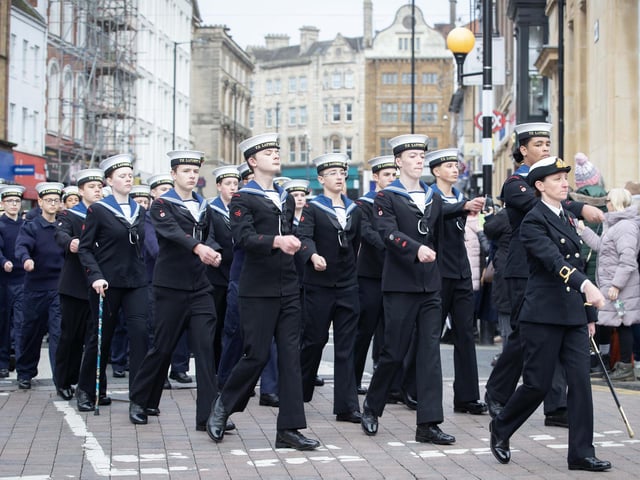 A parade and service took place in Northampton on Sunday November 9, as the town paid its respects to those who served, or continue to serve, the country.