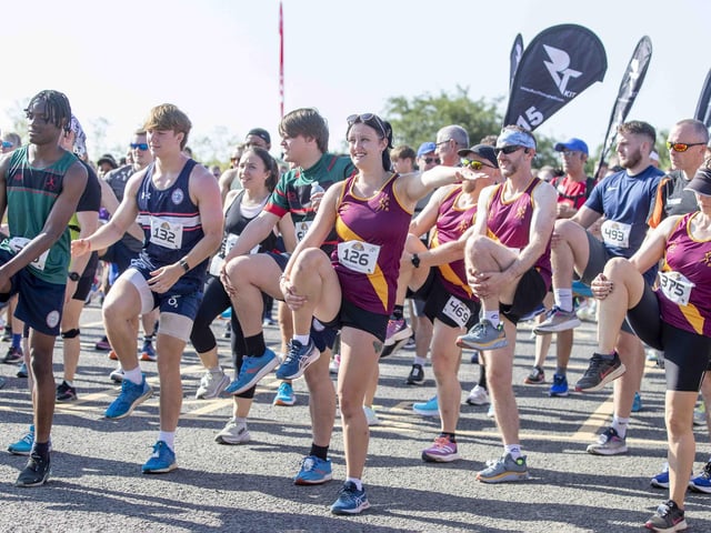 Hundreds of runners took part in the race on Sunday June 25, which started and finished at Sixfields stadium.