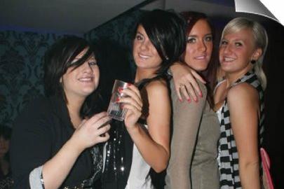 Nostalgic pictures from a festive night out on the town