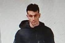 Police would like to speak to the man in the CCTV image.