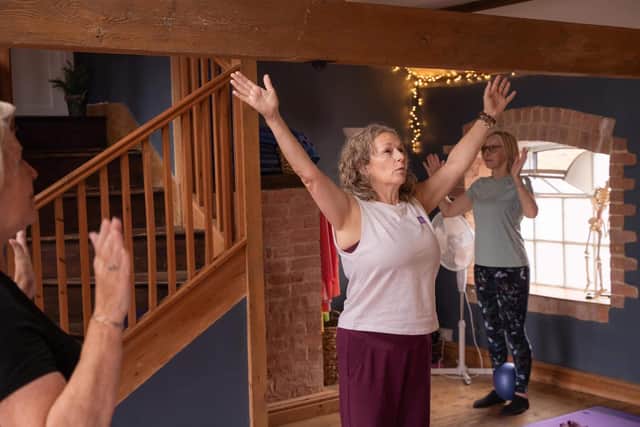 Though this is not pictured at The Wellbeing Space, pilates instructor Paula Edmonds offers her bespoke services from the latest addition to Long Buckby's High Street.