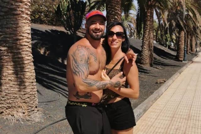 Jaime and Jade on holiday in Lanzarote