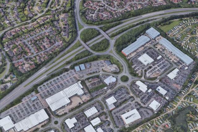 Police are appealing for witnesses after a driver was attacked and robbed on the A45 near Northampton's Riverside Retail Park on Sunday (October 9)