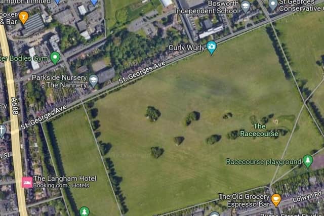 The incident happened at The Racecourse.