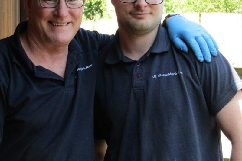Lto R: A Very Pleased Estates Manager, Stephen Clamp and his Assistant, Jordan Bodsworth.