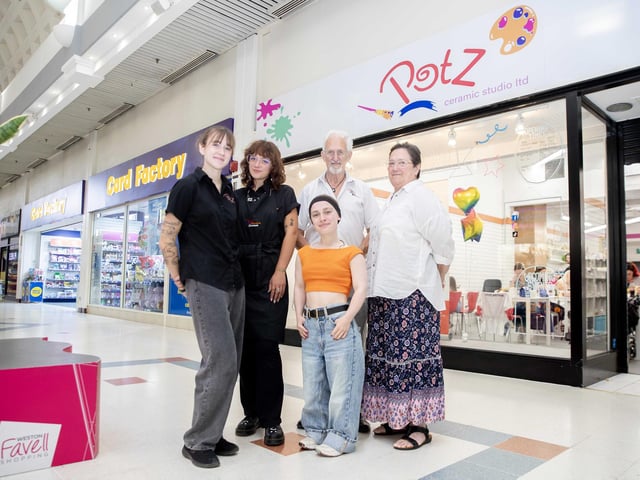 Potz Ceramic Studio now offers a family-friendly environment for people of all ages and abilities with a desire to paint pottery from Weston Favell Shopping Centre. The business opened to the public on September 7 and prides itself on offering a calm space to get creative and try something new at an affordable price. Their growing range of items to paint includes lanterns, vases, plates, mugs, figurines and unusual retro designs.