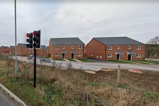 The estate in Welford Road is 'near completion' and should be ready by spring 2023, according to one developer
