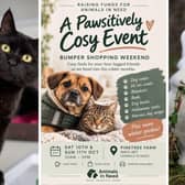 The 'Pawsitively Cosy Event' is taking place this weekend