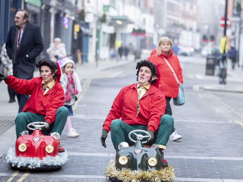 St Giles' Street was closed to traffic to allow shoppers to walk freely down the road, which created a welcoming, community feel.