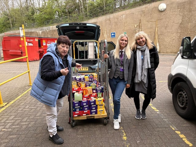 Generous residents support Northamptonshire Easter egg appeal 2026 /Jeanette Walsh