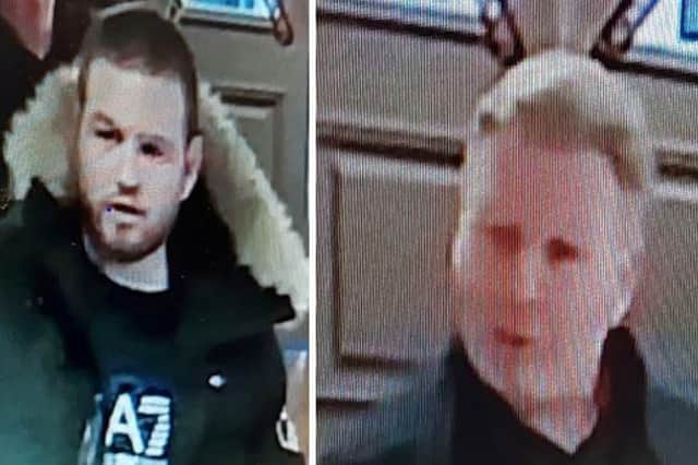 Police believe these two men could have information about an assault in Northampton.