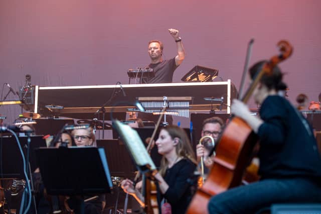 Pete Tong & The Symphony Orchestra, conducted by Jules Buckley, at Franklin's Gardens, Northampton, June 24, 2022. Photo by David Jackson.
