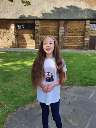 Shaniya White is donating her hair to The Little Princess charity and sponsorship money to Niamh's Next Step