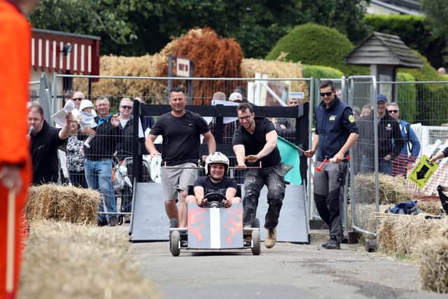 Soap Box Derby at Wicksteed Park in June 2019