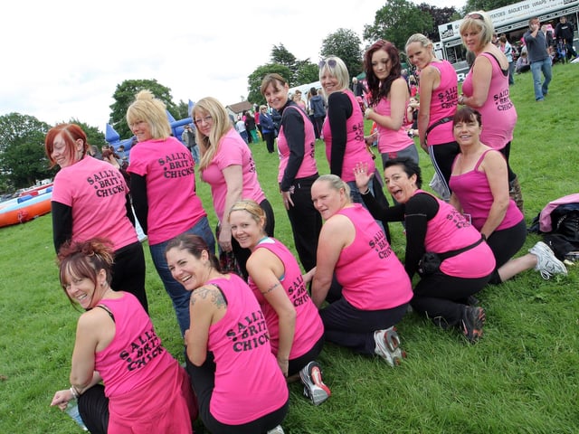 2012 - Northampton Abington Park "Race for Life": Sally's Brit Chicks