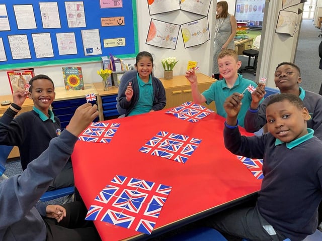 Pupils at Castle Academy enjoyed ‘street parties’ as part of their celebrations for the King’s Coronation.