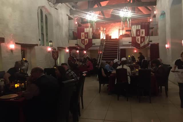 The Medieval Banquet at The Church restaurant in Northampton.