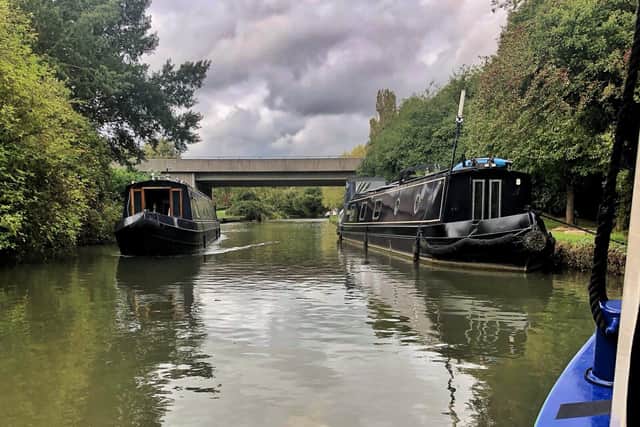 Tranquility on the water - peace and quiet on the Grand Union Canal 