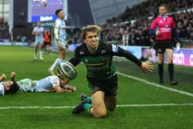 James Ramm scored for Saints when they beat Harlequins on New Year's Day (photo by David Rogers/Getty Images)