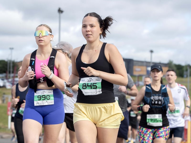 Hundreds of runners took part in the event on Sunday May 31, which started and ended at Sixfields Stadium.