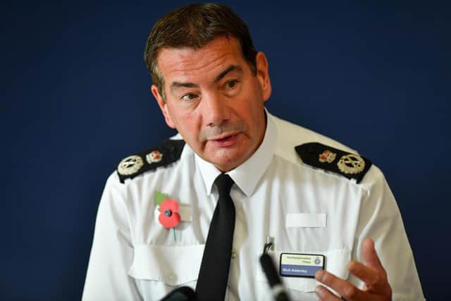Chief Constable of Northamptonshire Police, Nick Adderley, remains suspended/