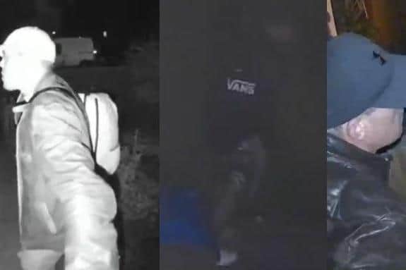Police want to speak to the man in the pictures.
