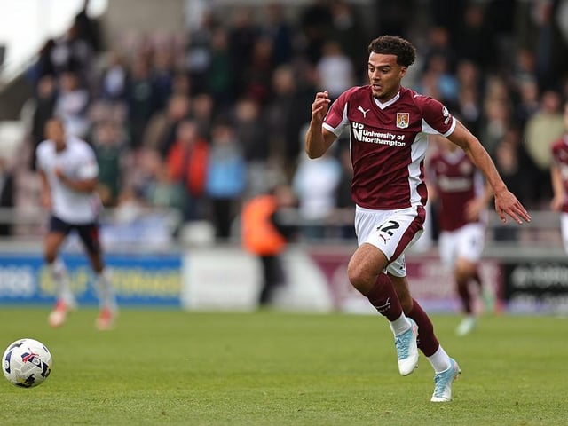Great man to call upon in the situation and his fresh energy helped Cobblers both defensively and offensively in the closing stages... 7