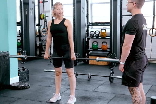 The now 36-year-old found a love for fitness and exercise after being diagnosed with incurable secondary breast cancer. Photo: Luke Farmer.