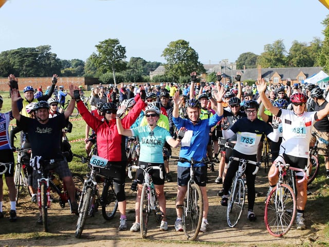 2014 - Cycle for Cynthia event at Lamport Hall to raise money for Cynthia Spencer Hospice.